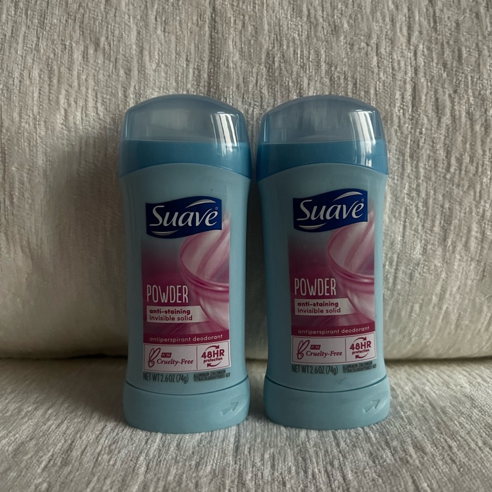 Suave antiperspirant deodorant powder scent bundle of (2)
